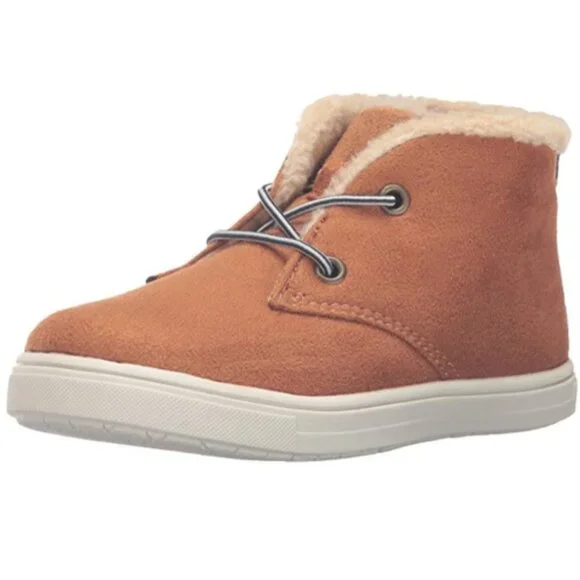 Carter's Toddler Kids Boys Sneaker Boot Faux Suede Winter Lace-Up Shoe B… - Picture 7 of 9